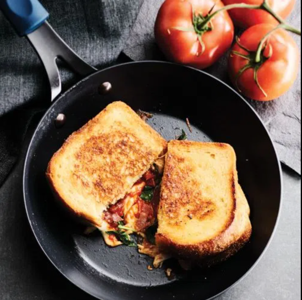 Carbon Steel and Mark's Caprese Grilled Cheese