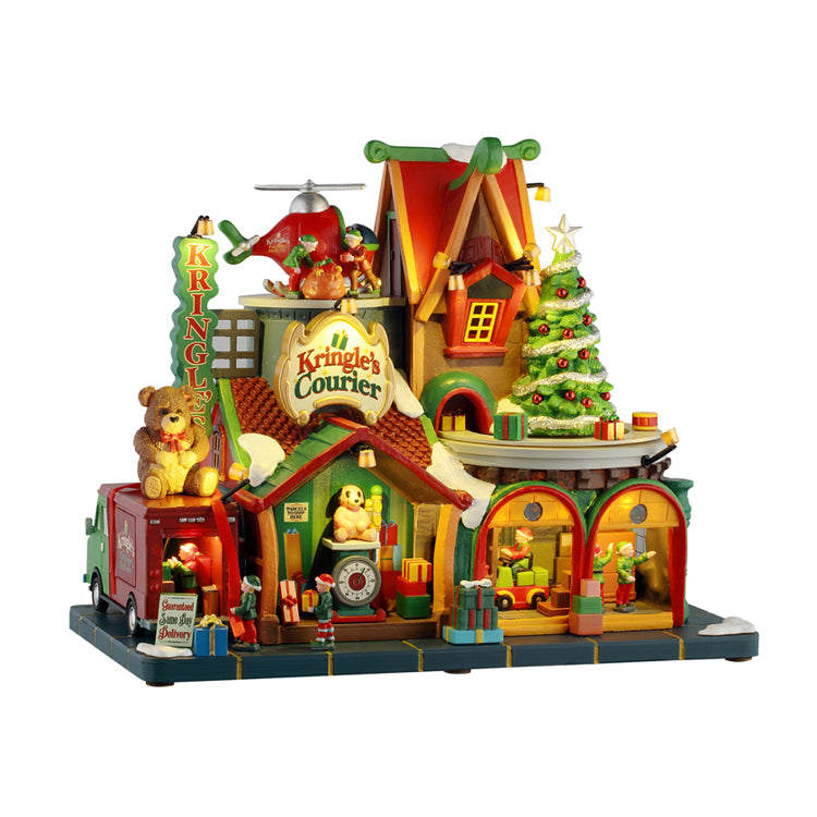 Bâtiment éclairé Lemax Santa's Wonderland North Pole Outfitters Bâtiment éclairé Lemax Santa's Wonderland North Pole Outfitters