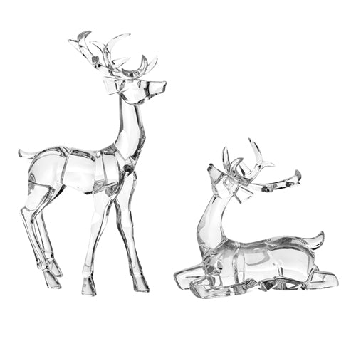 Clear Crystal Reindeer 12