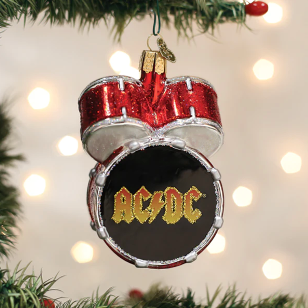 Ac/Dc Drum Set Ornament – William Glen