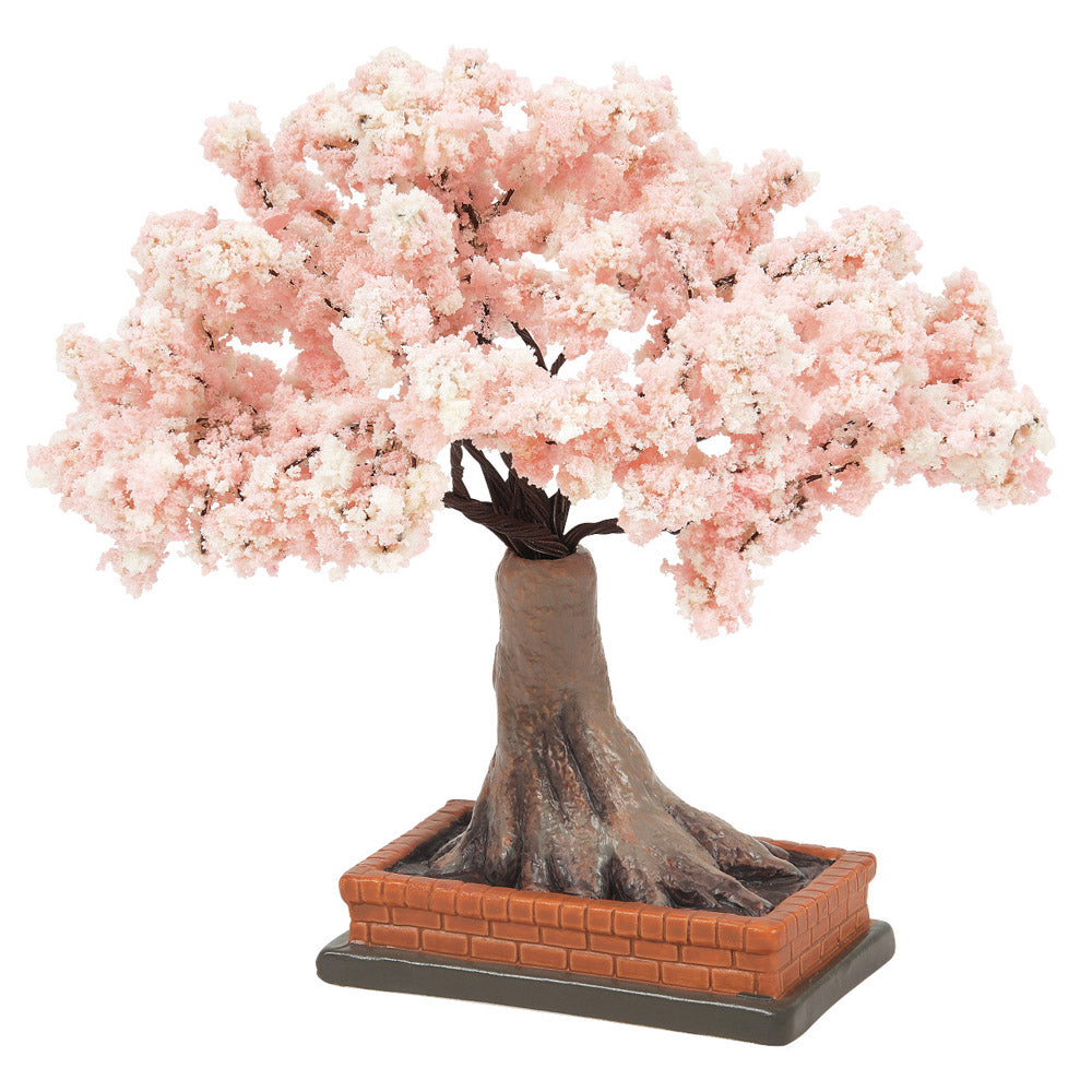 silk cherry blossom bonsai tree Department 56