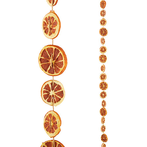 Faux Dried Orange Slice Garland 5.5